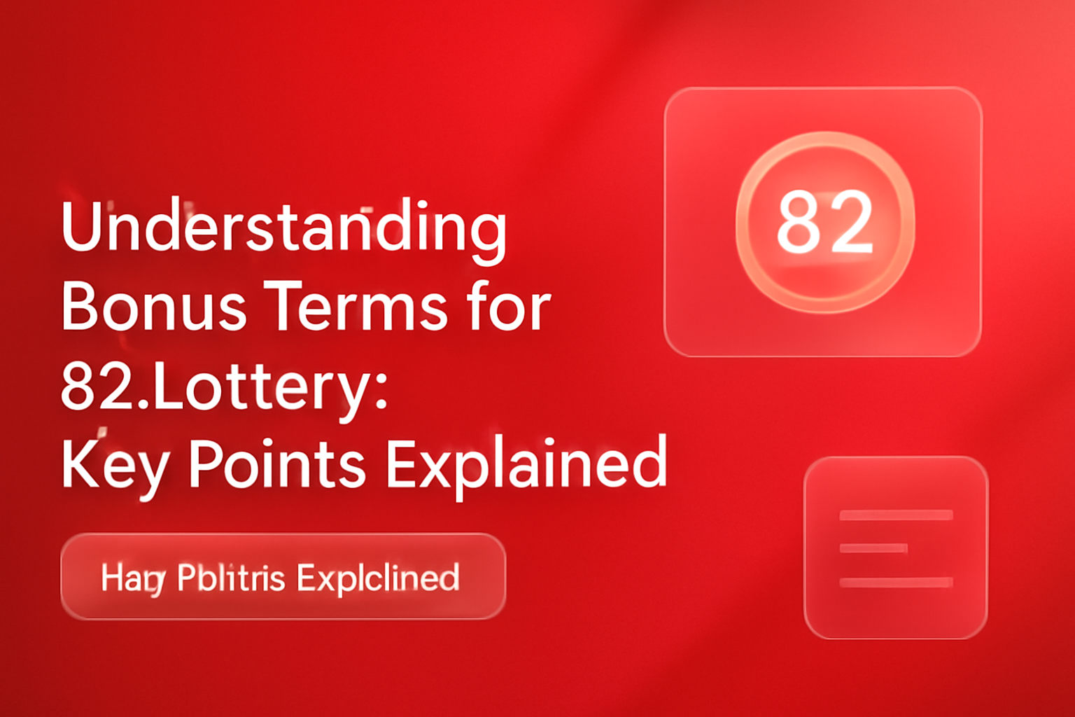 Informational graphic illustrating account security concepts for 82 Lottery.