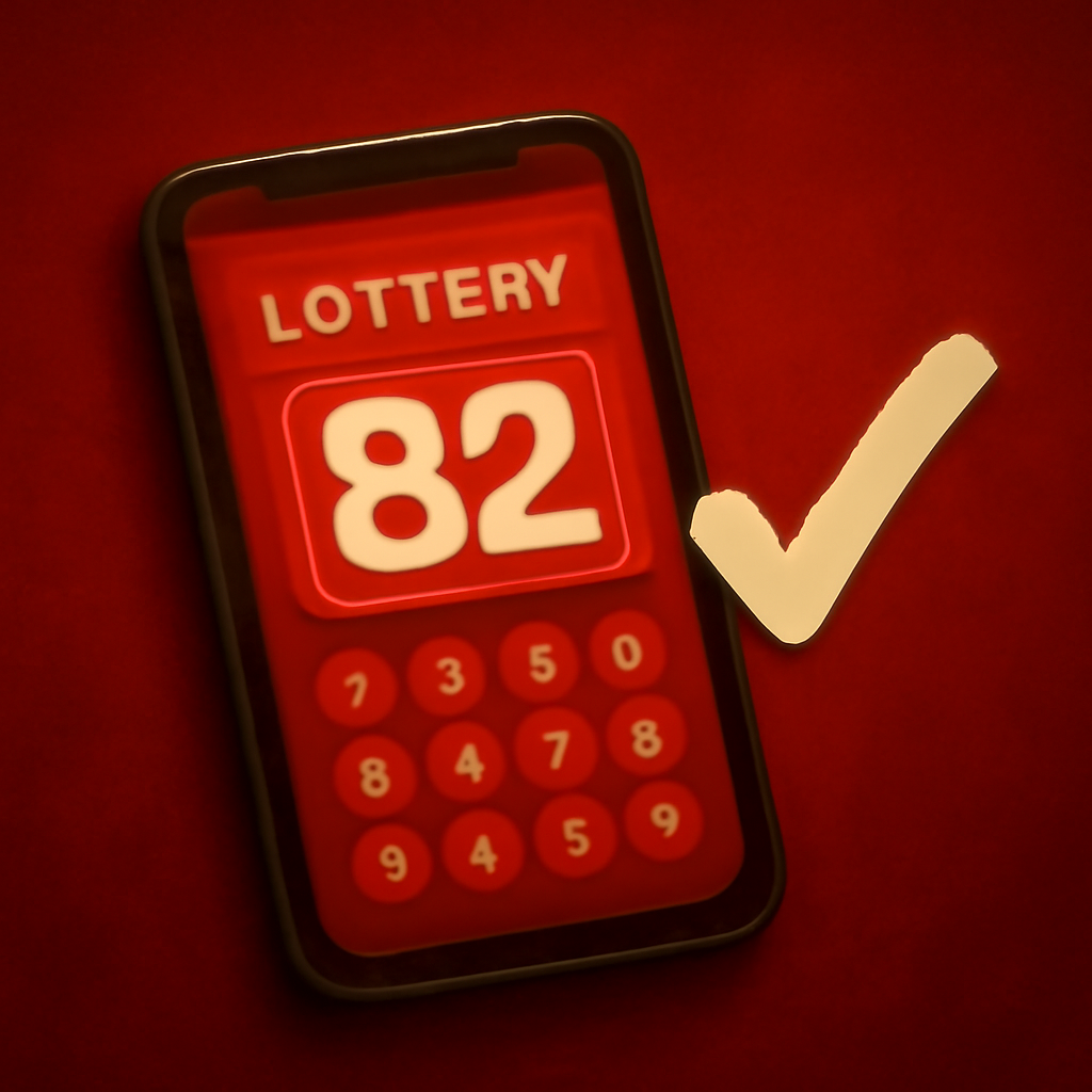 Icon representing the security measures of 82 Lottery.