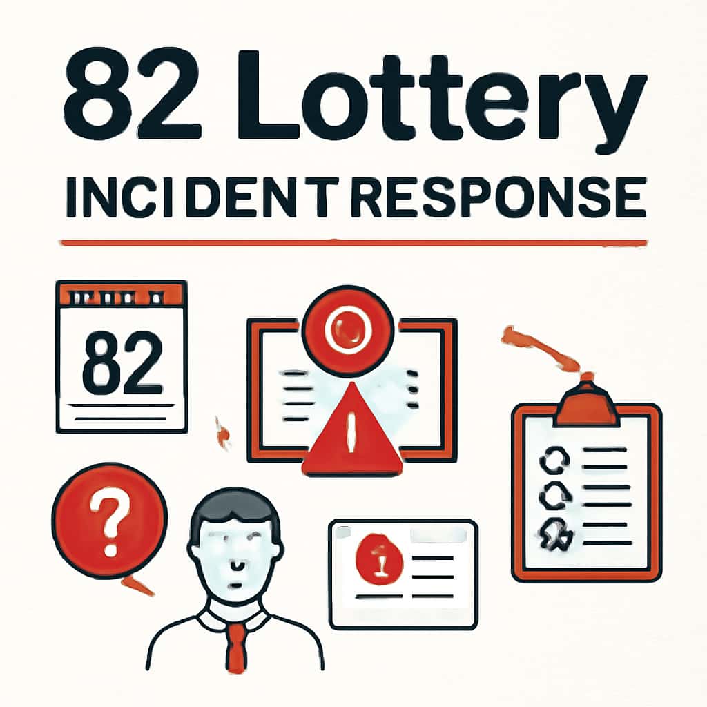Illustration of 82 Lottery Incident Response components.