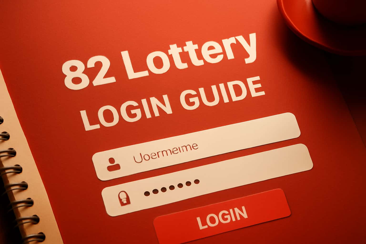 A visual representation of the 82 Lottery Login Guide, showcasing secure access methods.