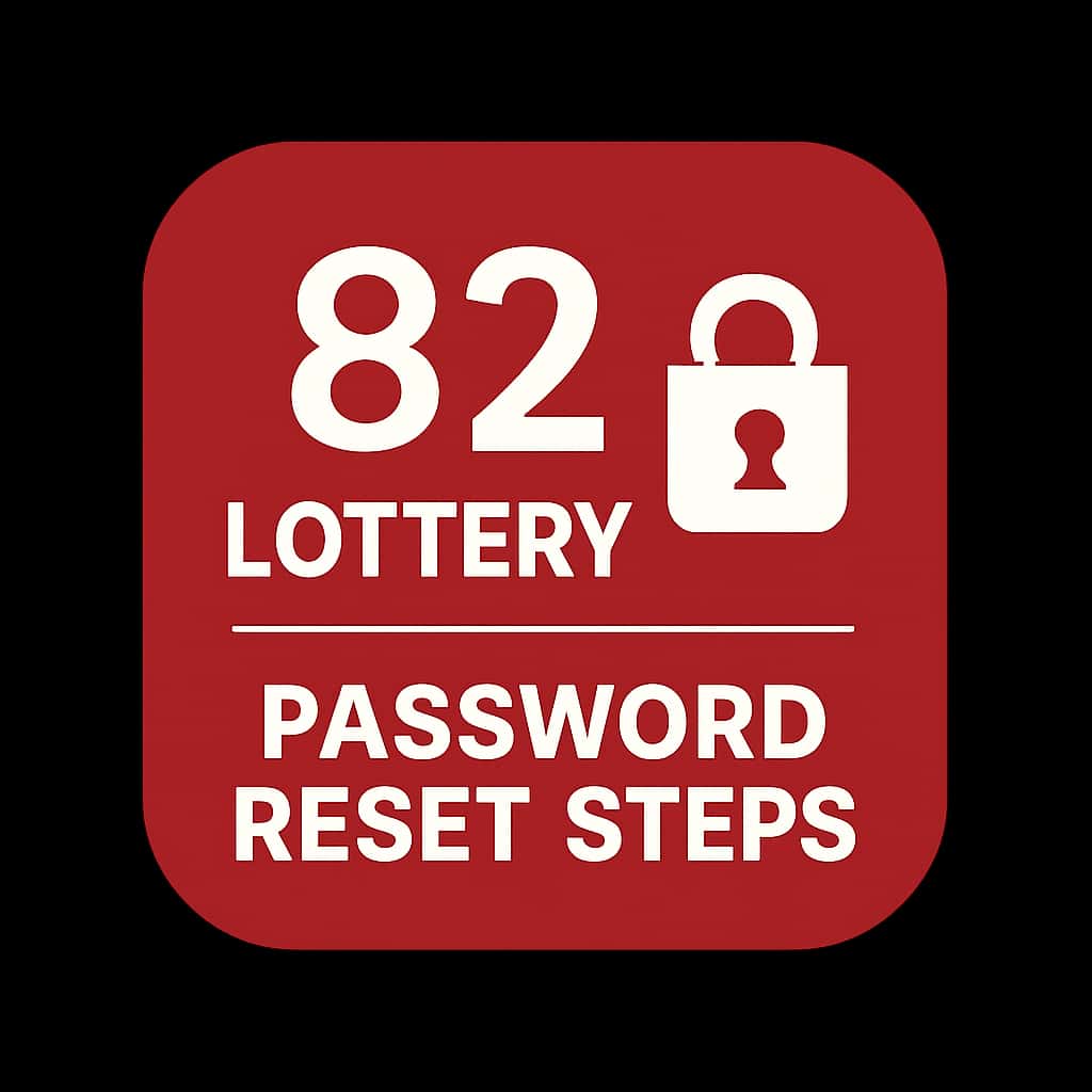 An icon symbolizing guidance for resetting passwords on 82 Lottery.