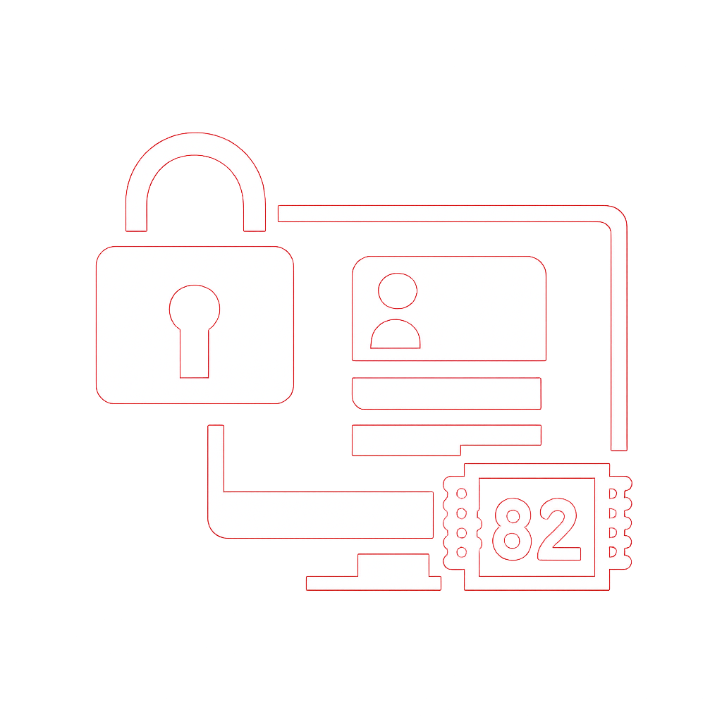 Diagram illustrating key security aspects of the 82 Lottery app.