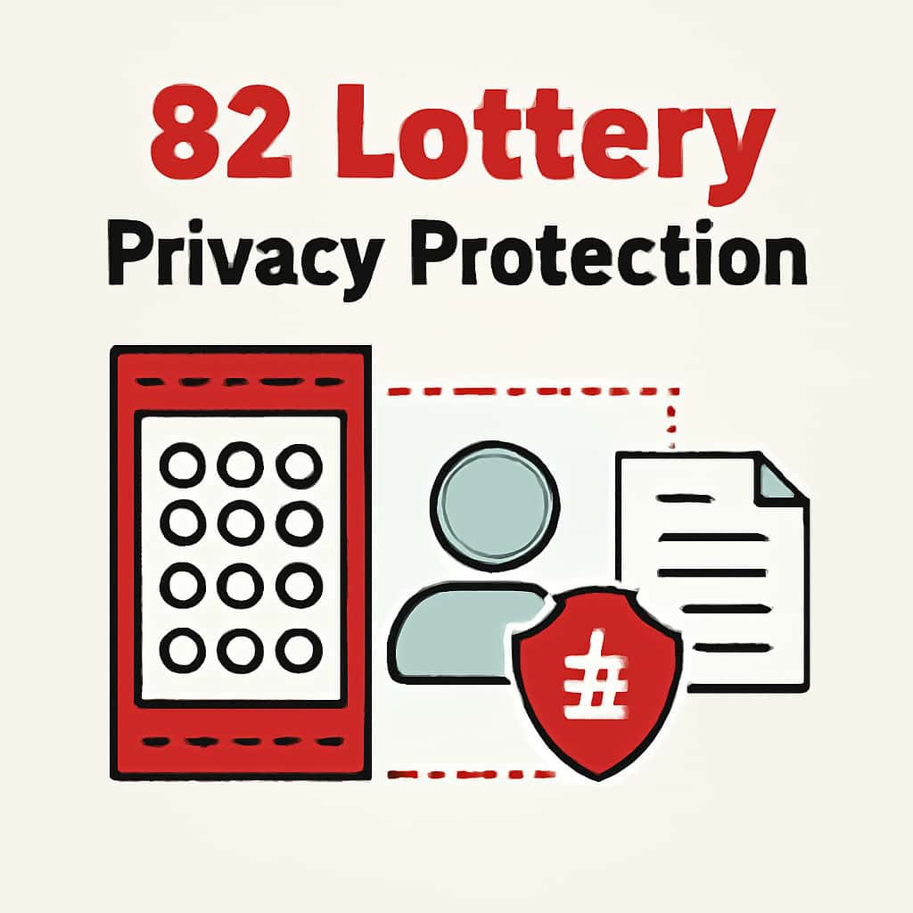 An educational diagram on 82 Lottery's privacy protection strategies.