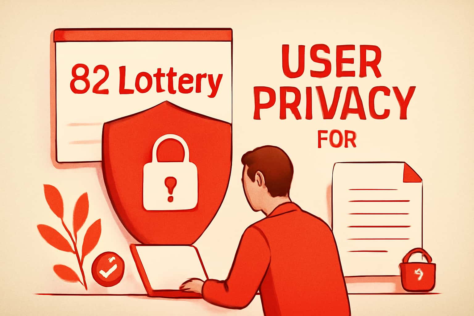 Visual representation of user privacy concepts related to 82 Lottery