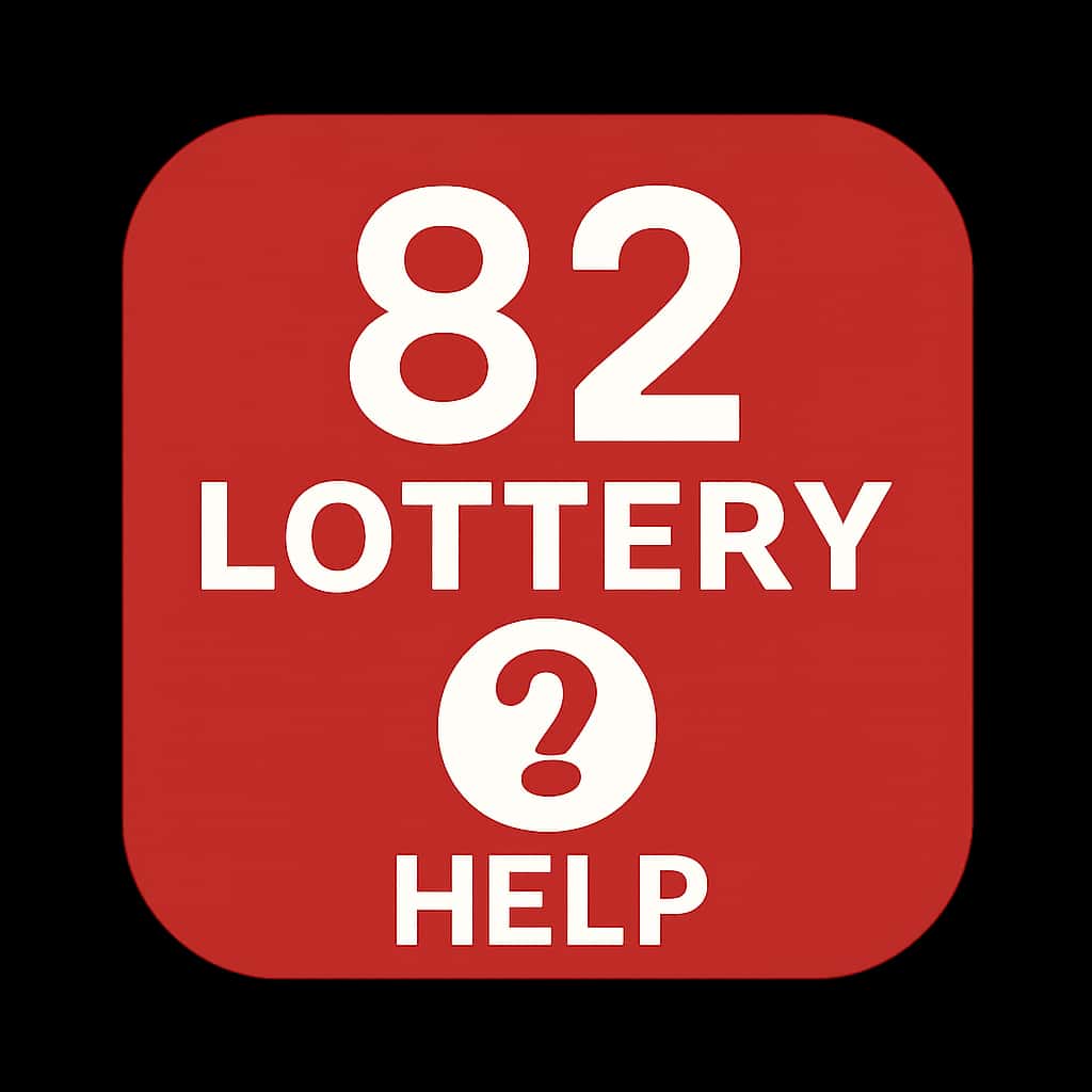 A badge icon representing 82 Lottery Help.
