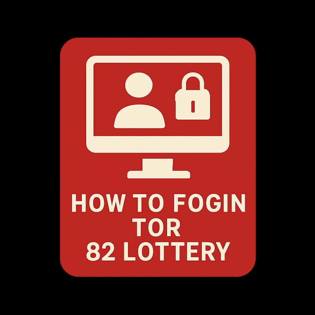 Minimal icon representing the guide on fixing login for 82 Lottery.