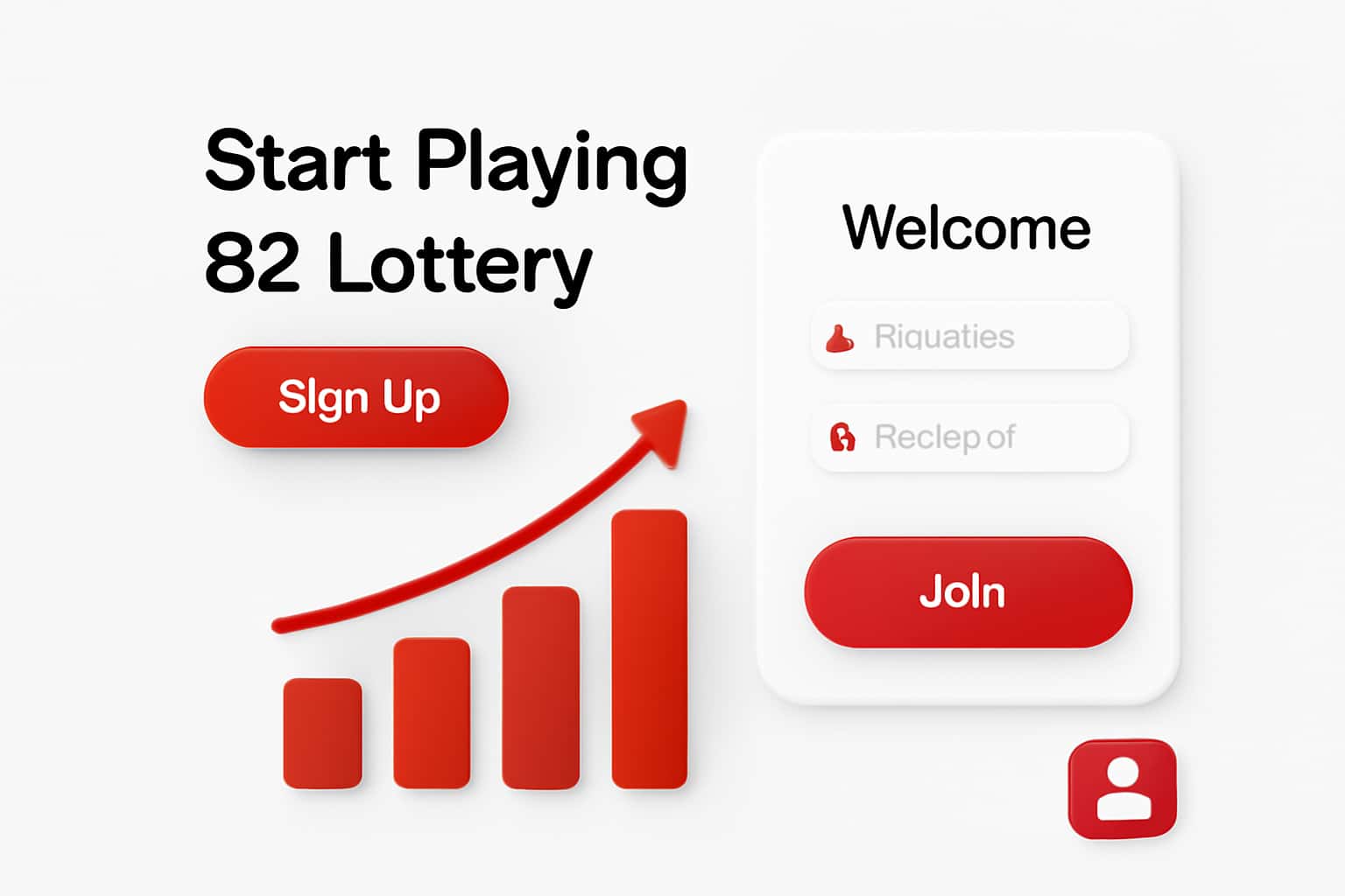 Start Playing 82 Lottery - Sign Up Interface