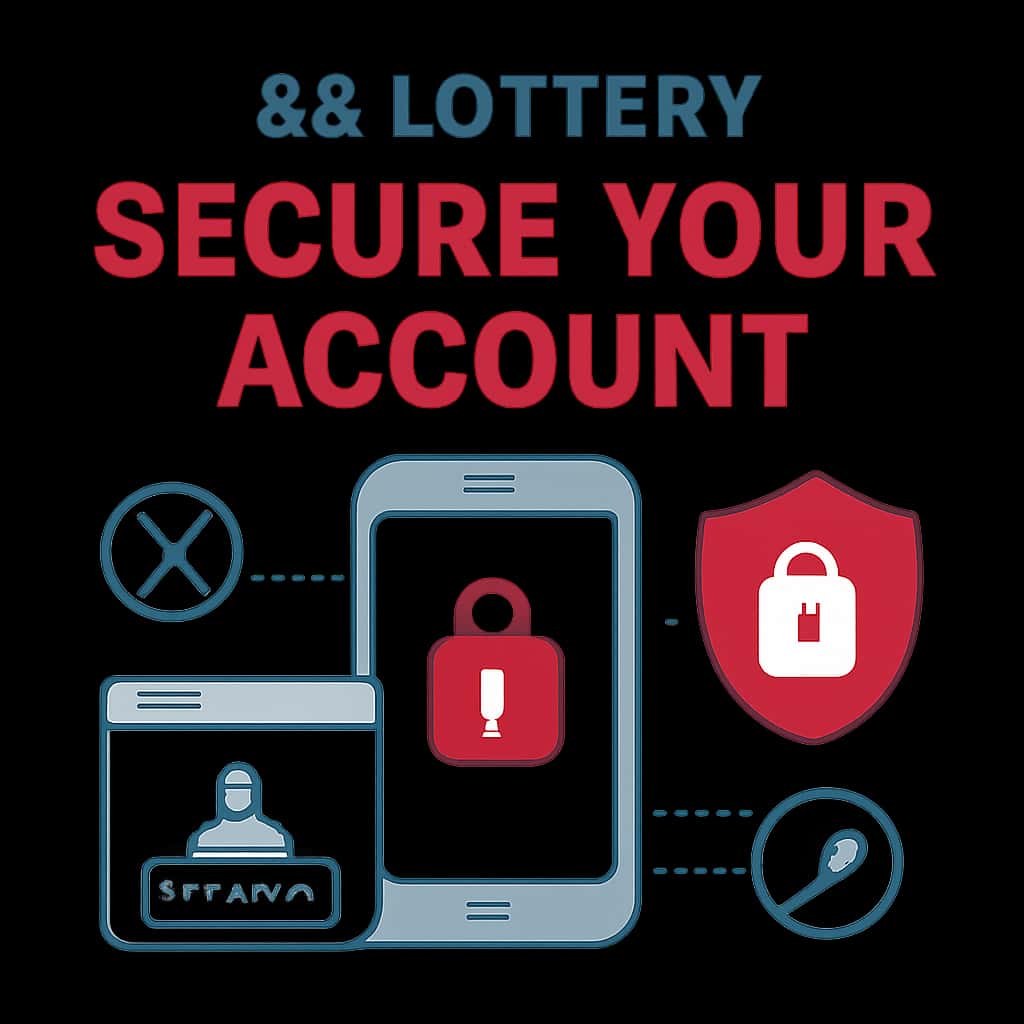 Illustration demonstrating the password reset process for 82 Lottery.