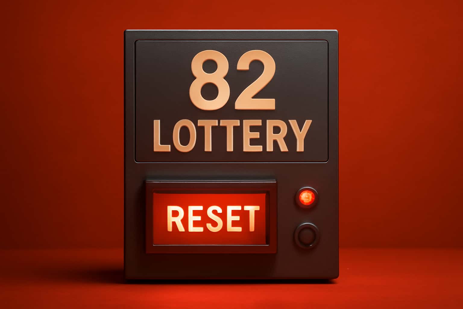An informative scene depicting the process of resetting an account password for 82 Lottery.