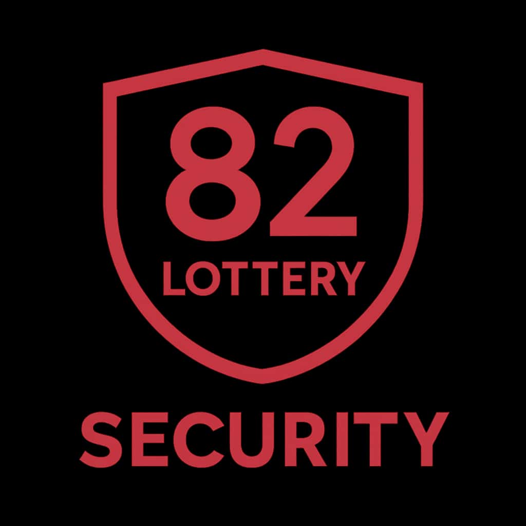 Icon representing the security measures of 82 Lottery.